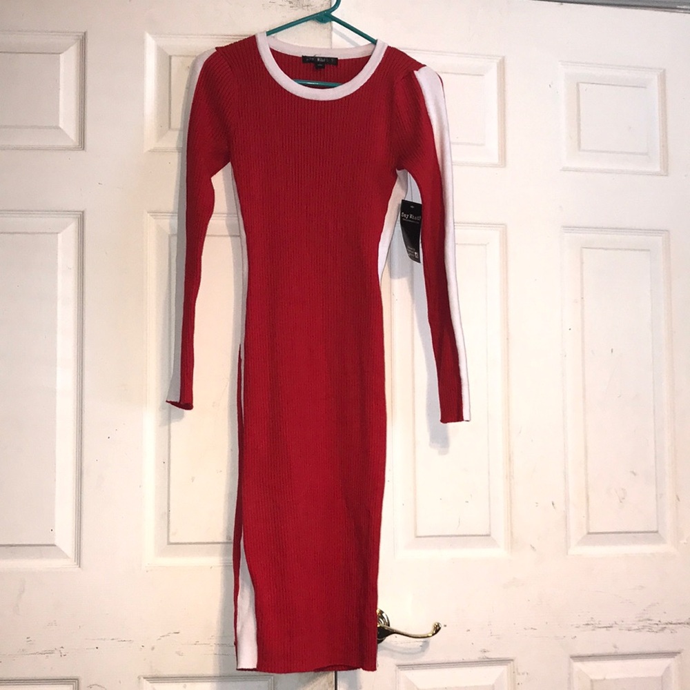 Women’s Ribbed Bodycon Sweater Dress